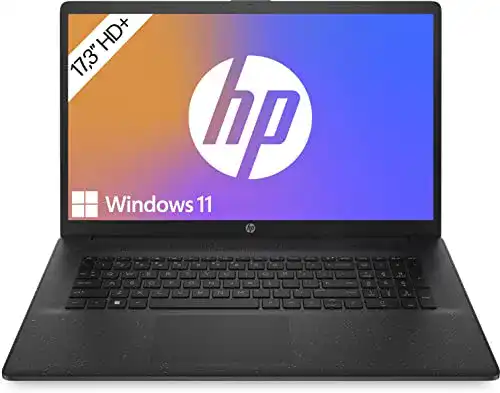 HP 17,3 Zoll Laptop mit HD+ Display und Intel Celeron N4120