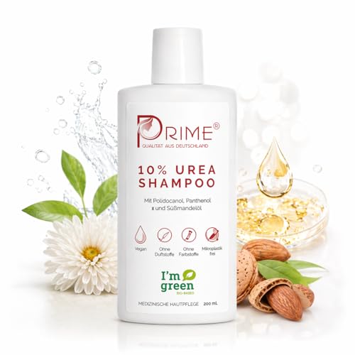 Shampoo für trockenes Haar mit 10% Urea und natürlichen Inhaltsstoffen