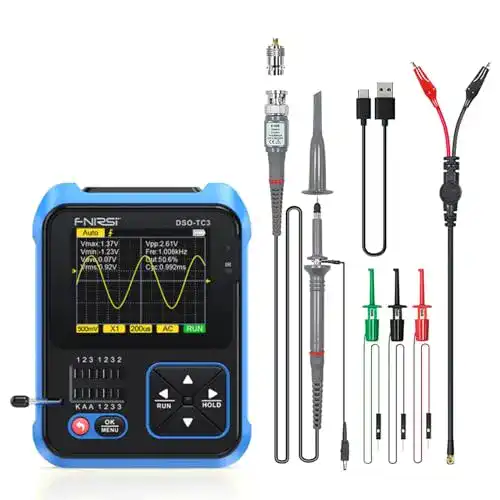 Mini-Oszilloskop WANGCL TC3 – Tragbarer 3-in-1 Tester mit 200 kHz Bandbreite