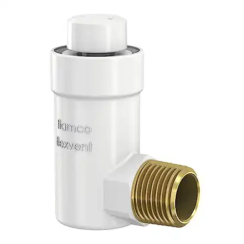 Automatische Heizkörperentlüfter Flamco Flexvent H R1/2 in Weiß