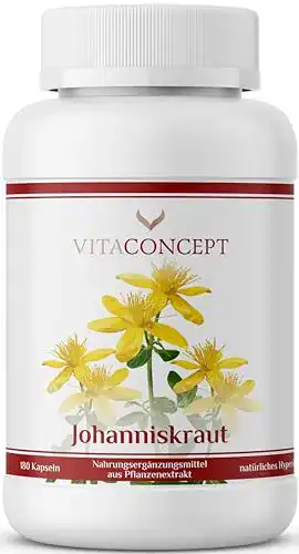 Natürlicher Stimmungsaufheller Johanniskraut Extrakt 5000 mg Kapseln