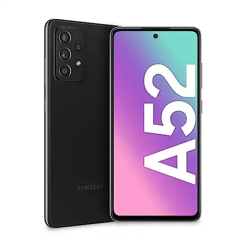 Samsung Galaxy A52 Smartphone mit 6,5 Zoll FHD+ Display und 128 GB Speicher