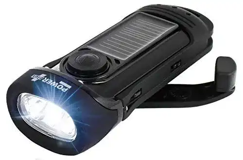 Dynamo-Taschenlampe Power Plus Barracuda Solar und Dynamo