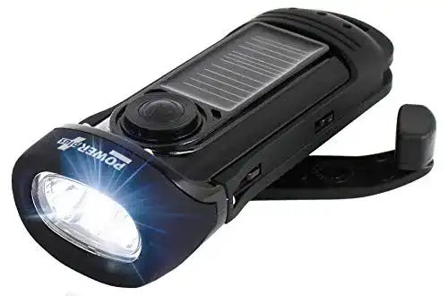 Dynamo-Taschenlampe Power Plus Barracuda Solar und Dynamo