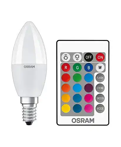 WLAN LED Lampe Osram STAR+ RGBW E14 Sockel 5.5W