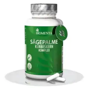 Prostata-Tabletten von BiomentA mit Sägepalme und Kürbis-Komplex