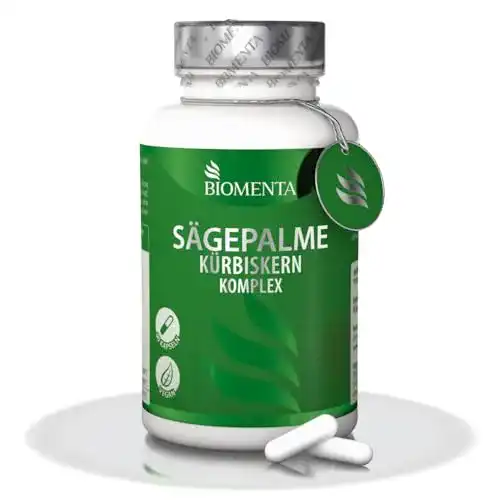 Prostata-Tabletten von BiomentA mit Sägepalme und Kürbis-Komplex