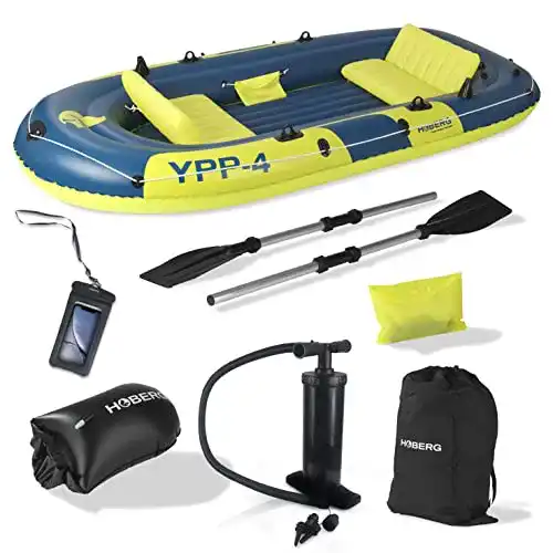 Schlauchboot für 4 Personen Hoberg YPP-4 mit Zubehör