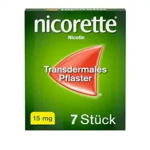 Nikotinpflaster Nicorette 15 mg zur Unterstützung bei der Raucherentwöhnung