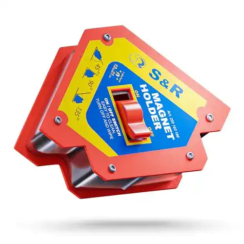 Schweißmagnet S&R 120 mm mit Ein-Ausschalter und starker Haltekraft