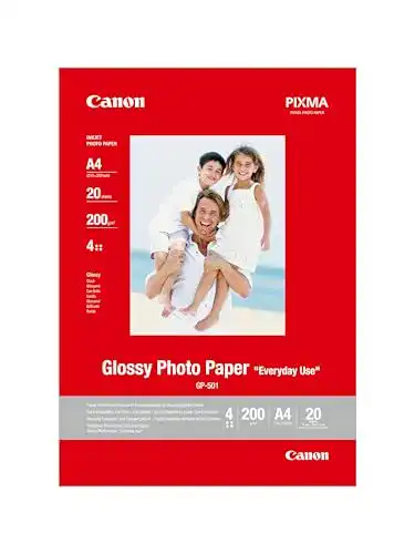 Canon Fotopapier GP-501 glänzend weiß A4 für hochwertige Drucke