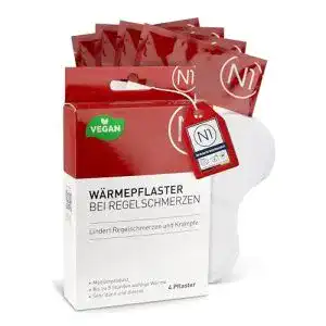 Wärmepflaster N1 für Regelschmerzen 4 Stück zur Schmerzlinderung