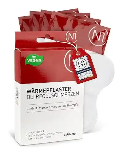 Wärmepflaster N1 für Regelschmerzen 4 Stück zur Schmerzlinderung