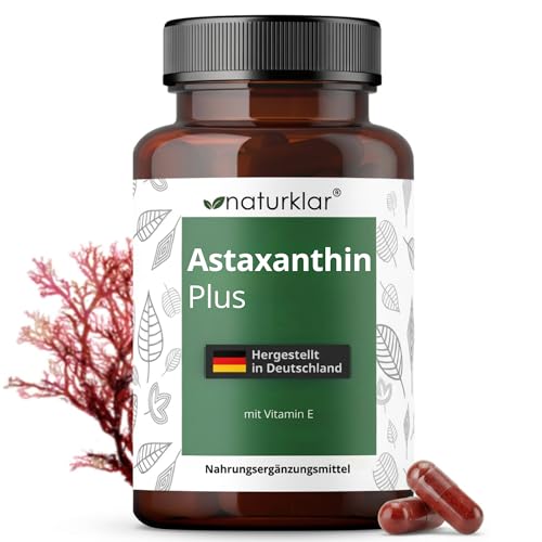 Astaxanthin 12 mg Kapseln mit Vitamin E – 4 Monate Vorrat