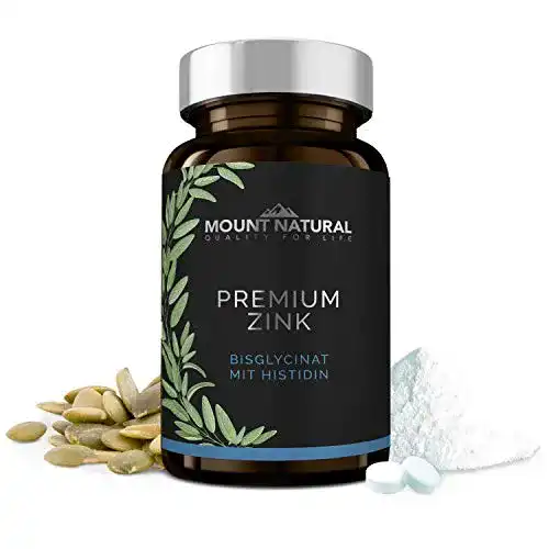 Zinktabletten Mount Natural Premium Zink 180 kleine Tabletten
