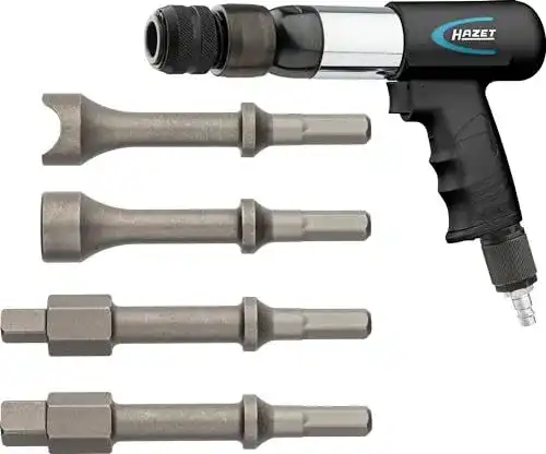 Druckluft-Meißelhammer Hazet Vibrationsmeißel-Satz 9035V/5 I