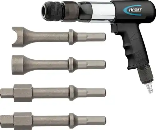 Druckluft-Meißelhammer Hazet Vibrationsmeißel-Satz 9035V/5 I