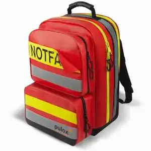 Notfallrucksack Pulox Erste-Hilfe-Rucksack mit farbigem Klett-Modul-System