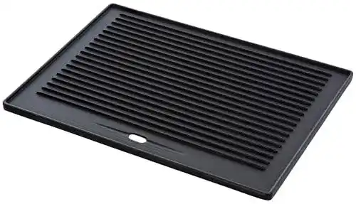 Grillplatte CLP aus emailliertem Gusseisen für Gasgrill