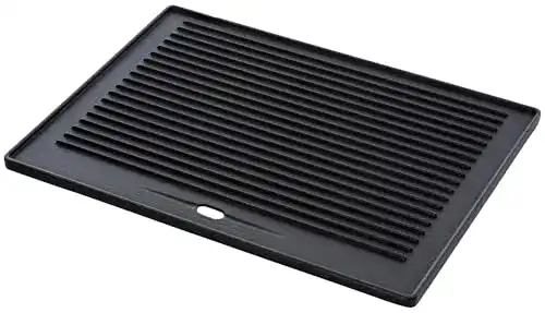 Grillplatte CLP aus emailliertem Gusseisen für Gasgrill