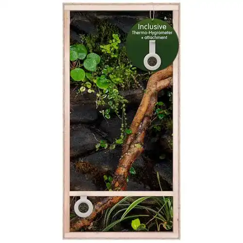 Terrarium Repiterra für Reptilien und Amphibien aus Holz, hoch