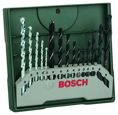 Schweißpunktbohrer Bosch Accessories 15-teiliges Mini-X-Line Set