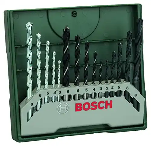Schweißpunktbohrer Bosch Accessories 15-teiliges Mini-X-Line Set