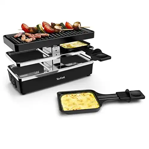 Raclette Tefal RE2308 Plug & Share mit 2 Pfännchen und 400 Watt