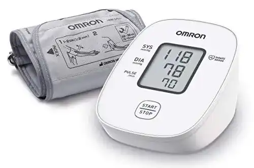 Oberarm Blutdruckmessgerät Omron X2 Basic für präzise Messungen