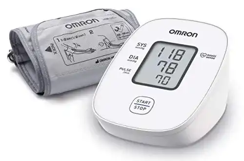 Oberarm Blutdruckmessgerät Omron X2 Basic für präzise Messungen