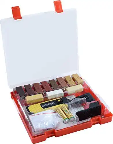 Parkett-Reparaturset Werkzeyt 17-teilig für Holzoberflächen