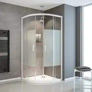 Runddusche Schulte Sunny 90 x 90 x 190 cm mit 5 mm Sicherheitsglas