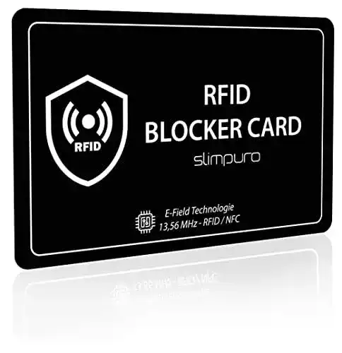 RFID Schutzkarte slimpuro – DEKRA geprüfter Blocker für NFC