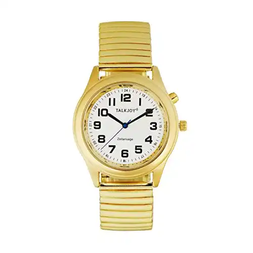 Sprechende Armbanduhr TalkJoy Premium für Damen in Gold