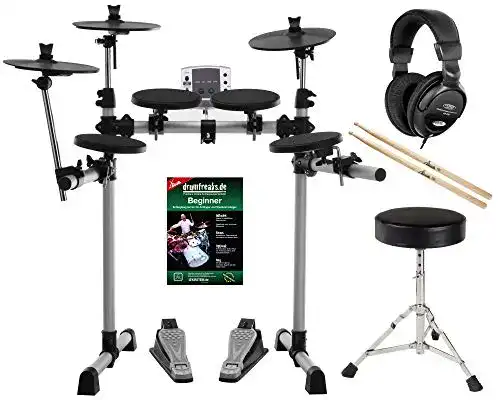 Xdrum DD-400 E-Drum-Set Komplettset mit Zubehör