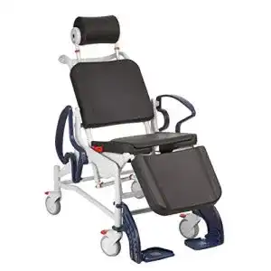 Pflegerollstuhl Fabacare Phoenix mit Liegefunktion und Kopfstütze