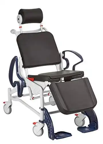 Pflegerollstuhl Fabacare Phoenix mit Liegefunktion und Kopfstütze