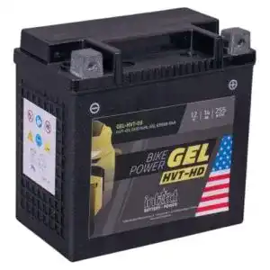 Motorradbatterie 12 V 14 Ah Intact Gel HVT-03 für Motorräder