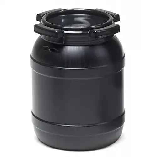 Kunststofffass Curtec Weithalsfass 6 Liter schwarz mit UV-Schutz