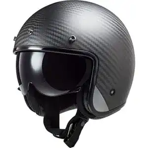 Carbon-Motorradhelm LS2 und Jet-Motorradhelm BOB Solid Carbon Matt