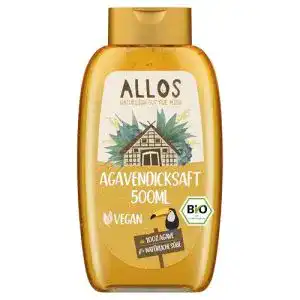 Agavendicksaft von Allos im praktischen Spender, 500 ml
