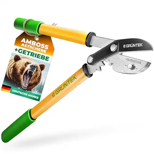 Amboss-Astschere Gründek Grizzly 470 mm für präzises Schneiden
