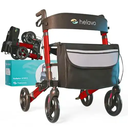 Faltbarer Wohnungsrollator von Helavo – Leichtgewicht für innen und außen