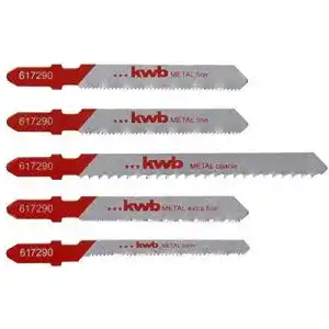 Stichsägeblätter für Metall im 5-teiligen Set von kwb