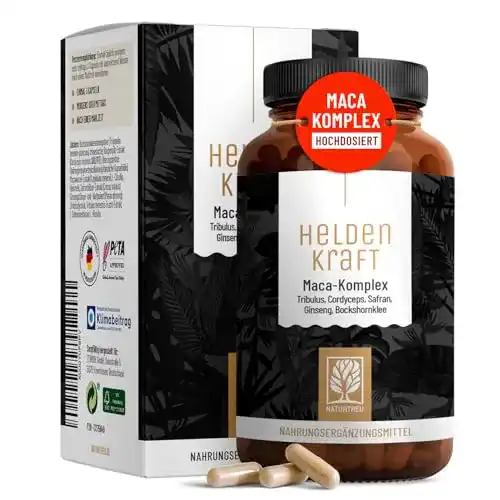 Maca Kapseln hochdosiert mit 20:1 Extrakt von Naturtreu
