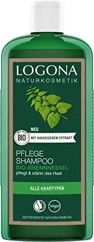 Logona Shampoo für alle Haartypen mit Bio Brennnessel, 250 ml