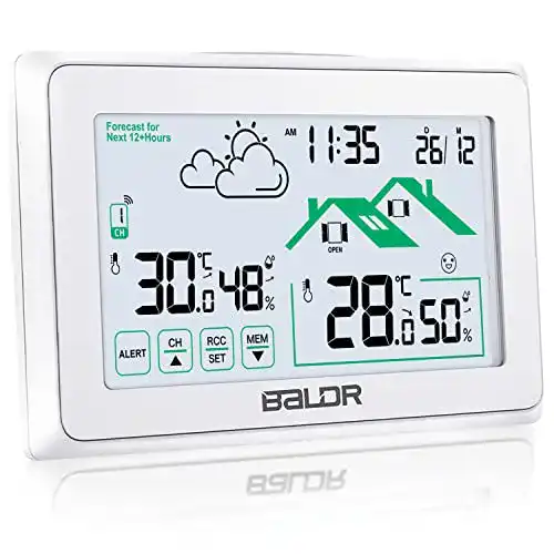 Wetterstation Baldr Meteo für den Innenbereich mit Wettervorhersage
