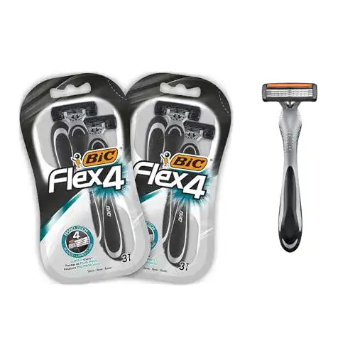 Bic Flex 4 Einwegrasierer Herren im Set mit 6 Rasierern