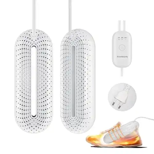 Scienbeauty Elektrischer Schuhtrockner – Tragbar mit 3 Modi und Timer