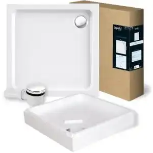 Duschwanne aquaSu Acryl-Brausewannen-Set für Badezimmer